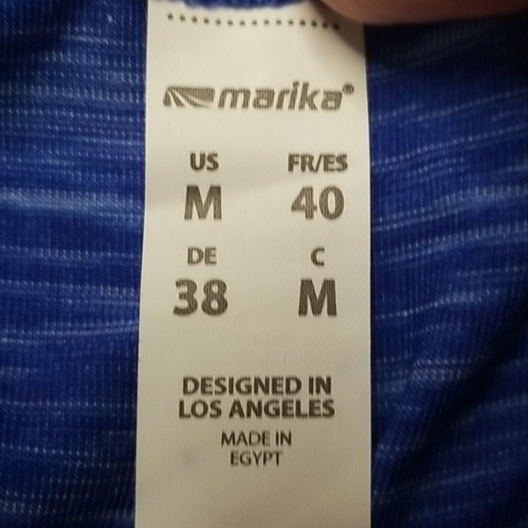 💕MARIKA💕 Lapis Crossover Tank Dry-Wik ~ Blue - Picture 6 of 10